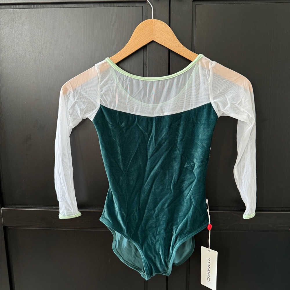Yumiko Meagan, Small, Dark Green Velvet, NWT
